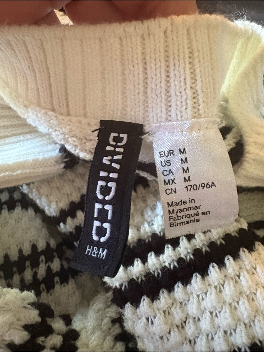 H&M Striped Ruffle Sweater - Picture 5 of 5
